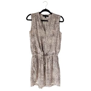 🔻 Sleeveless Leopard Print Lined Romper